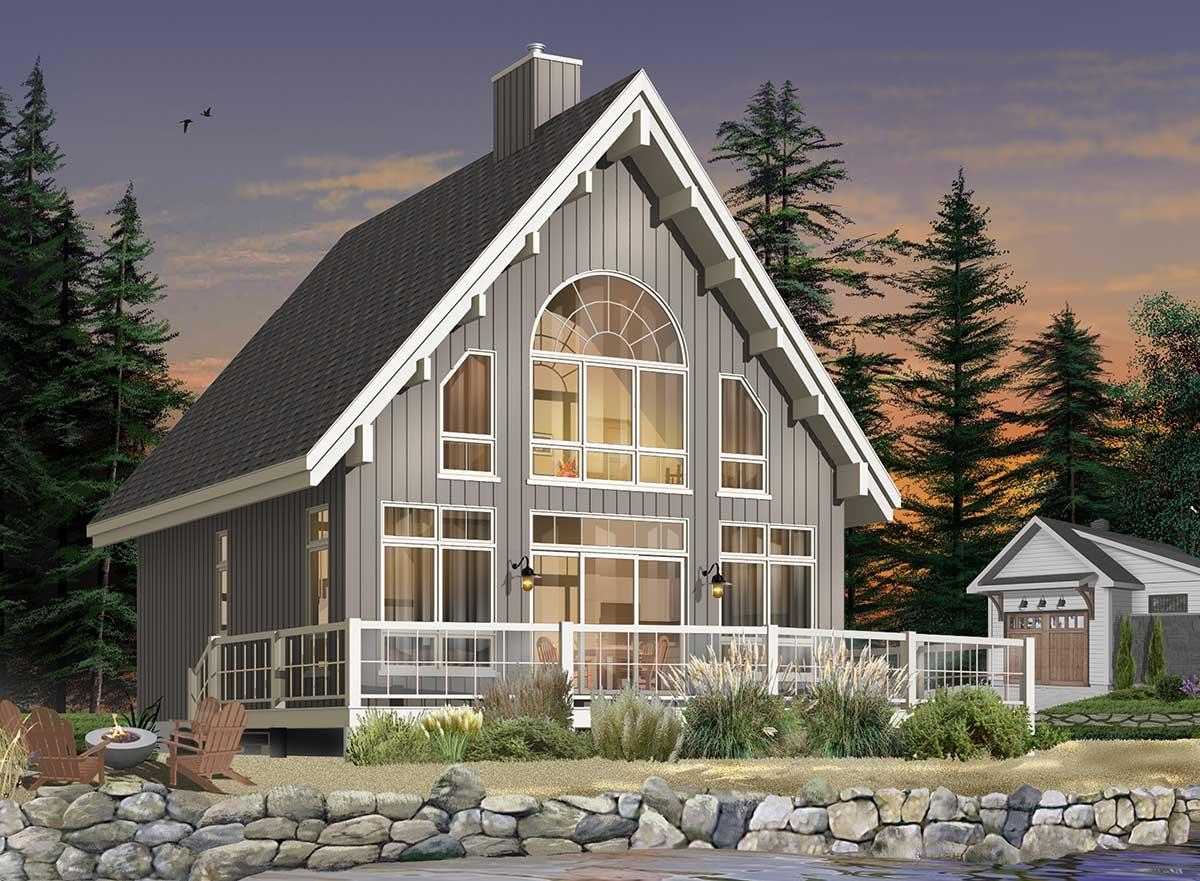 Plan image - 21553DR:Charming 3-Bedroom Cottage with Wraparound Porch - 1300 Sq Ft